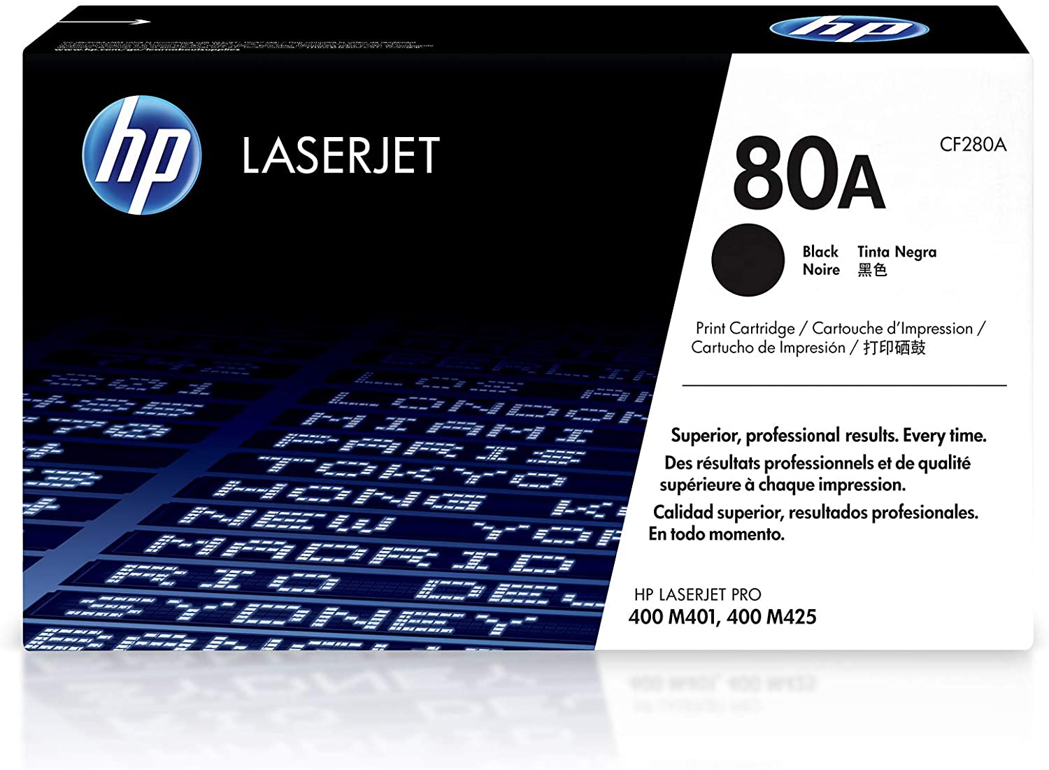 HP 80A Toner Cartridge CF280A - Black