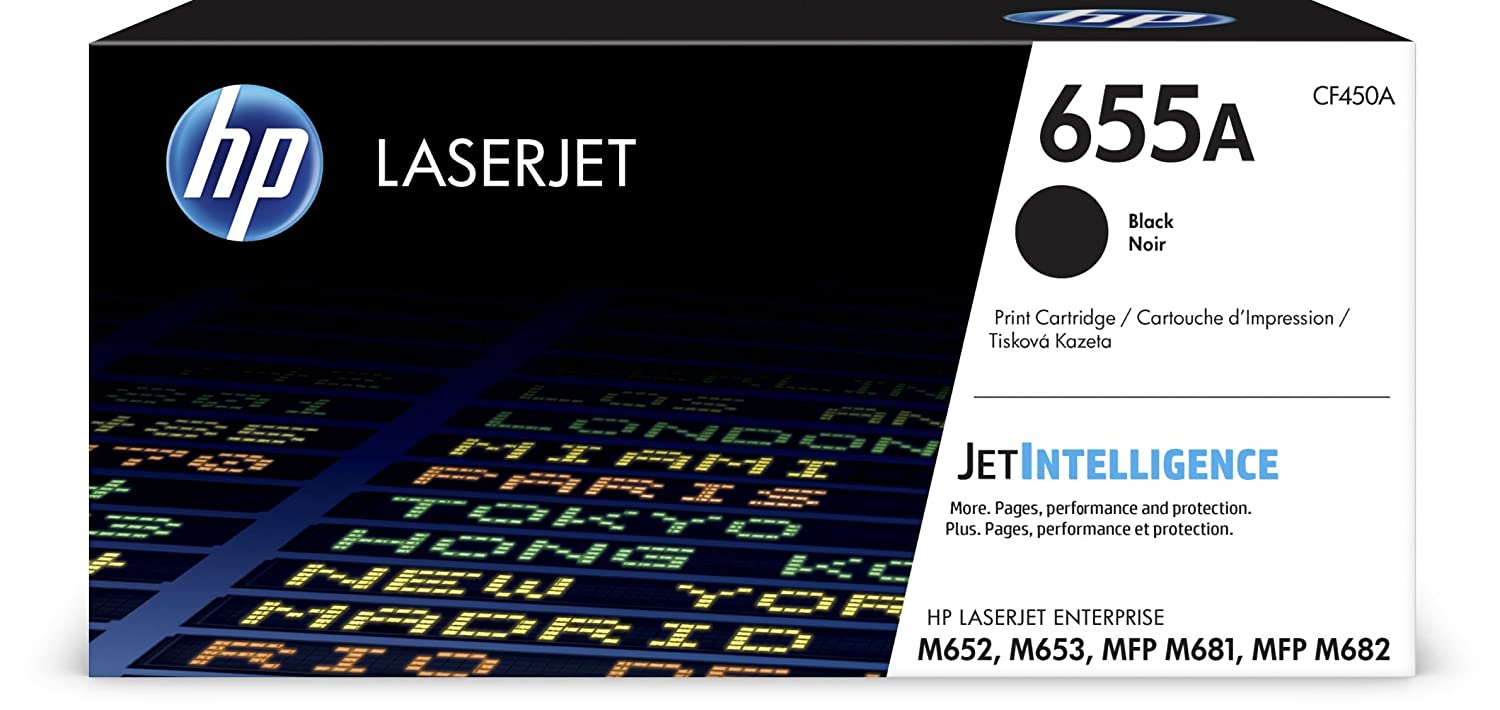 HP 655A Toner Cartridge CF450A - Black