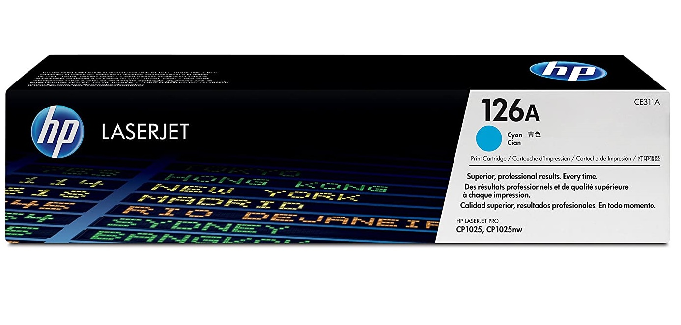 HP 126A Toner Cartridge CE311A - Cyan
