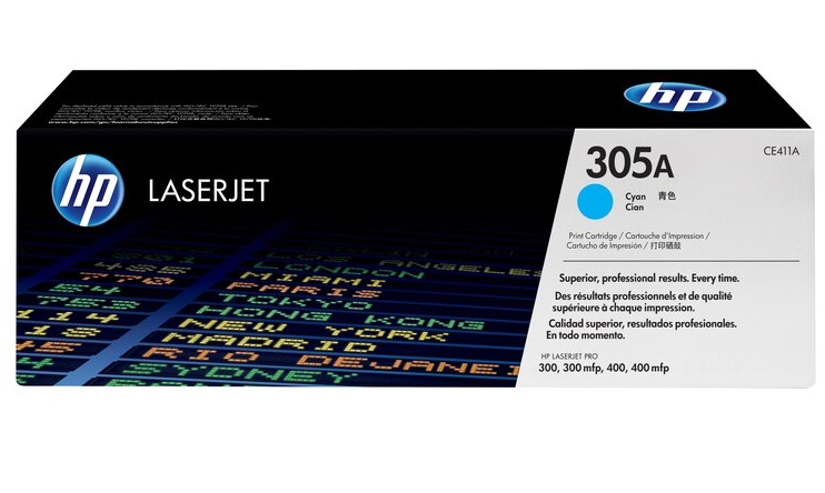 HP 305A Toner Cartridge CE411A - Cyan