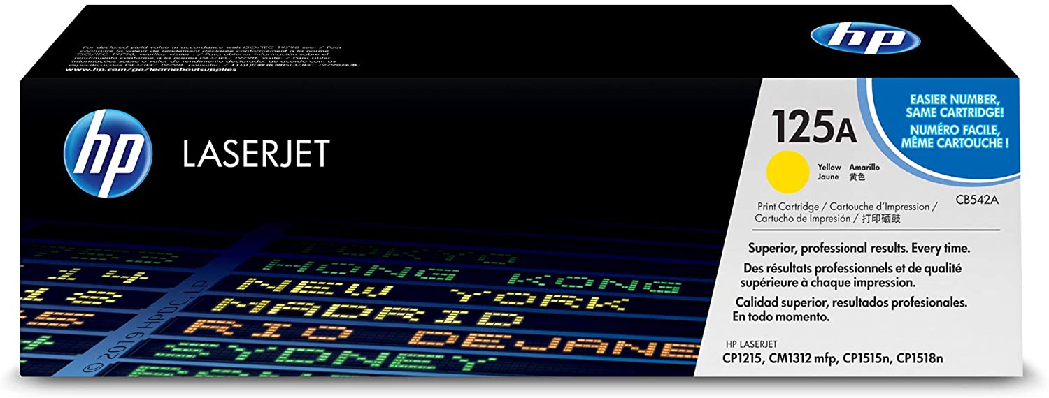HP 125A Toner Cartridge CB542A - Yellow