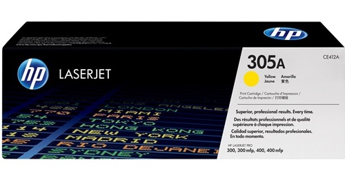 HP 305A Toner Cartridge CE412A - Yellow