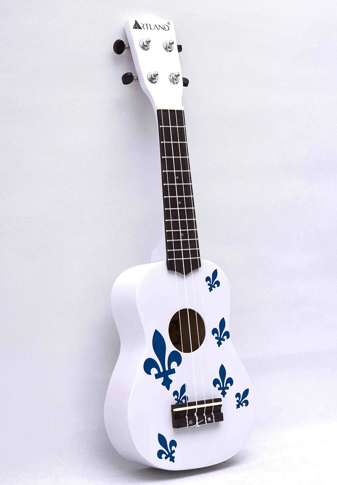 Artland Music Ukulele Four Strings Cartoon - UKS200D - White
