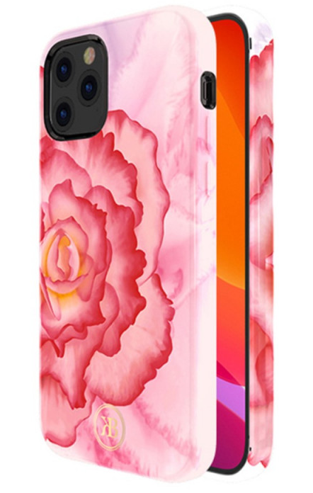 Kingxbar Peony Flower Case for iPhone 12 & 12 Pro (6.1) - Pink