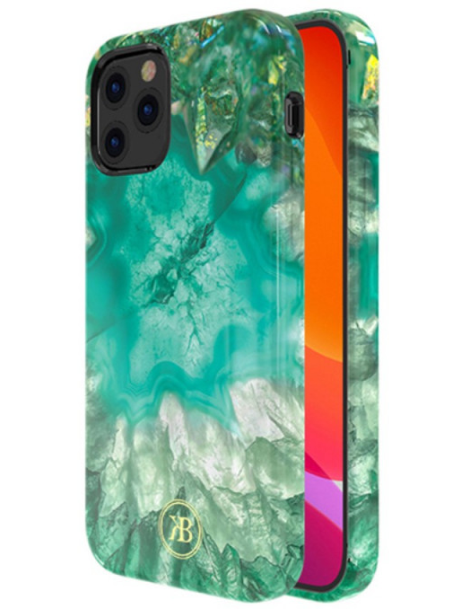 Kingxbar Jade Splash Case for iPhone 12 & 12 Pro (6.1) - Green