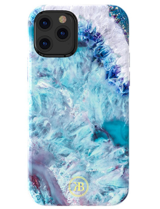 Kingxbar Jade Splash Case for iPhone 12 & 12 Pro (6.1) - Blue
