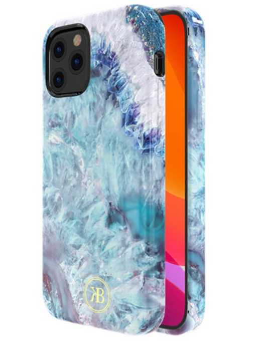 Kingxbar Jade Splash Case for iPhone 12 Pro Max (6.7) - Blue