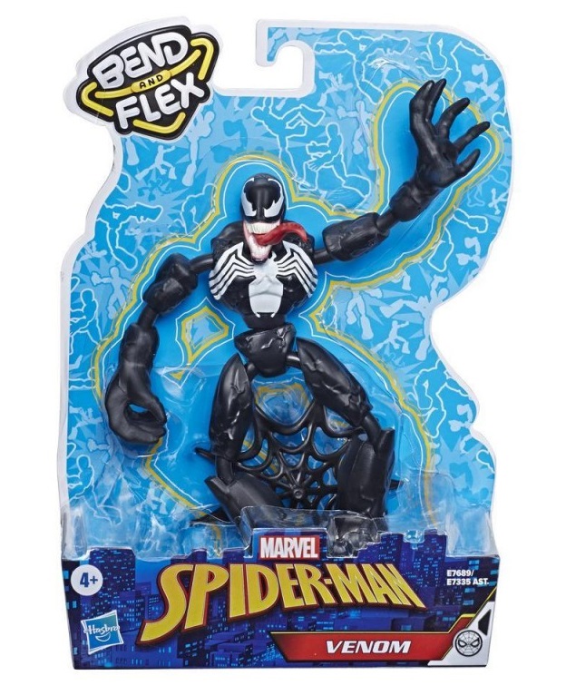 Hasbro Marvel Spiderman Bend and Flex Action Figure Toy