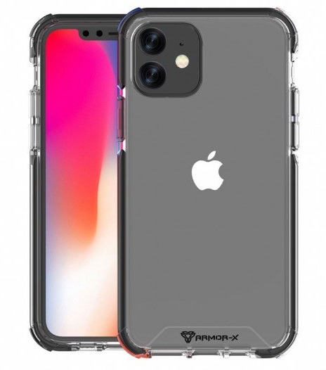 Armor-X CBN Protective Case Military Grade 2 Mtr Shockproof for iPhone 12 Mini (5.4) - Black