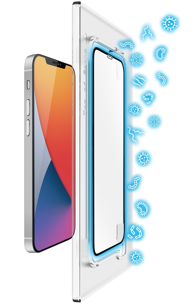 Torrii Bodyglass Anti-Bacterial Coating for iPhone 12 Pro Max (6.7) Black