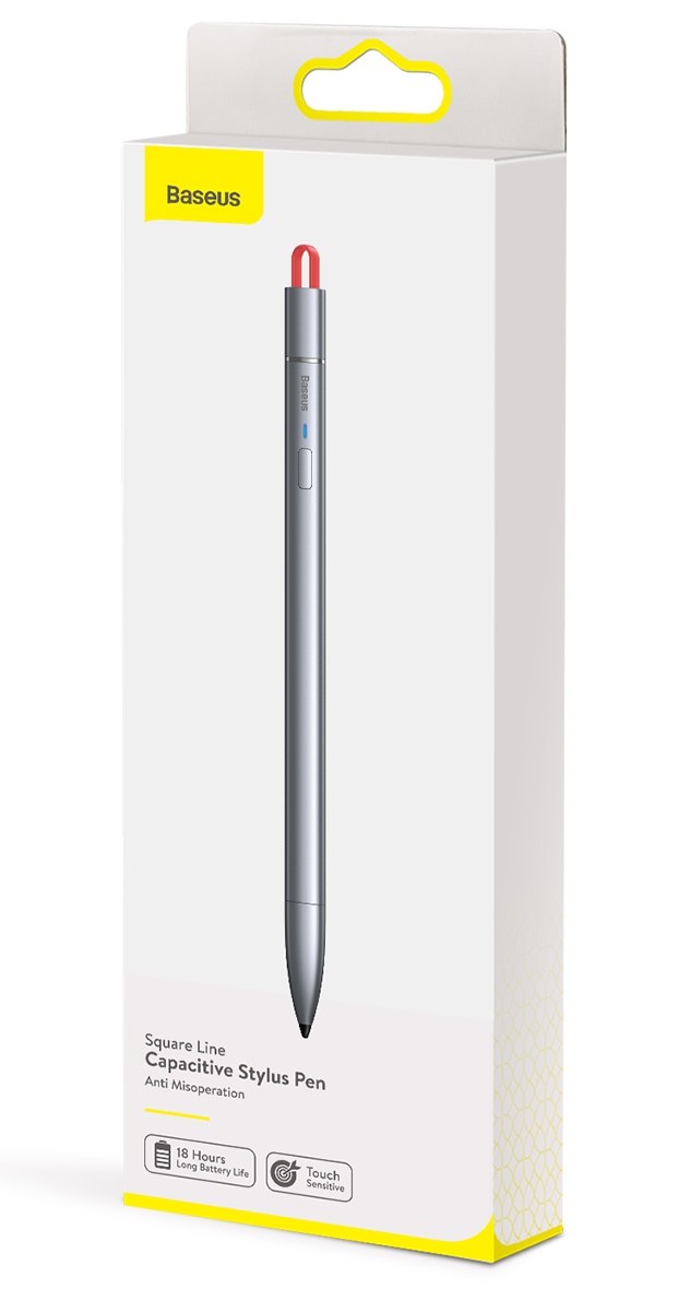 Baseus Square Line Capacitive Stylus pen（Anti misoperation) - Gray - ACSXB-A0G