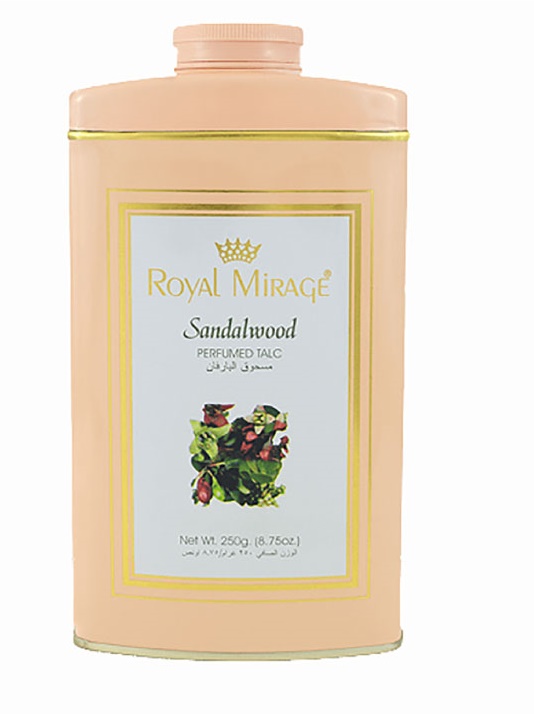 Royal Mirage Sandalwood 250gm Talc - ELRM2182