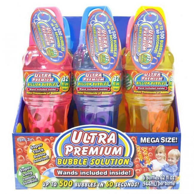 Placo Toys Bubbles Premium Solution 32oz Billion - Blue