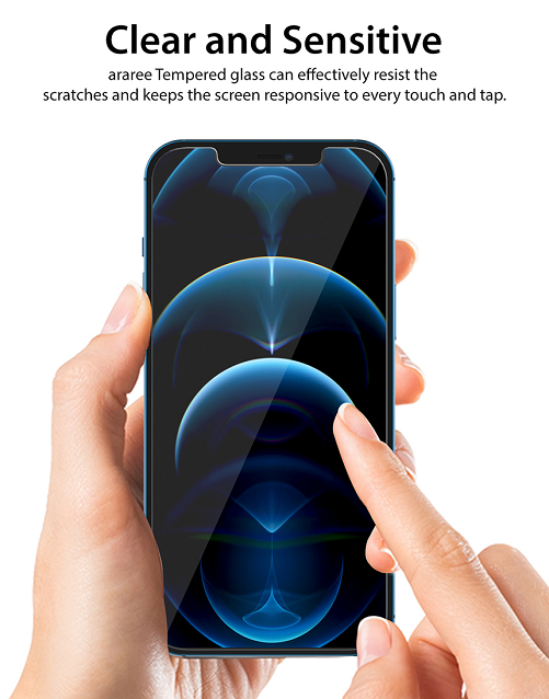 Araree Sub Core Tempered Glass for iPhone 12 Pro Max  - Clear - IP12PMX-SCOR-CL