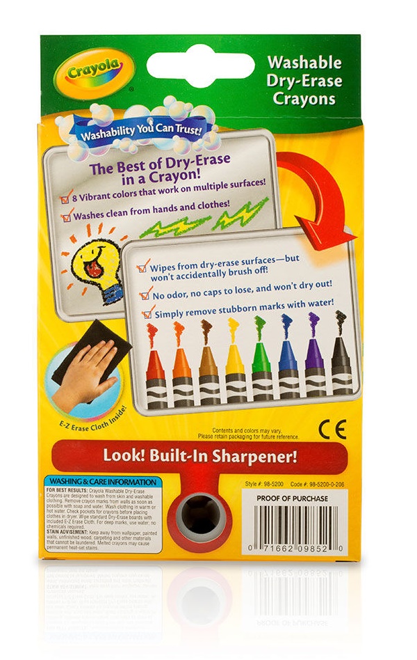 Crayola Dry-erase Crayons 8ct.