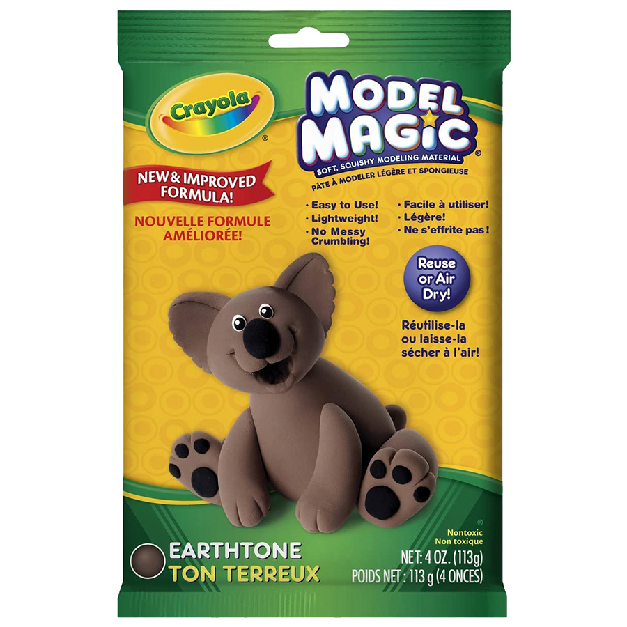Crayola - Model Magic, 4-oz Pouch - Earth Tone
