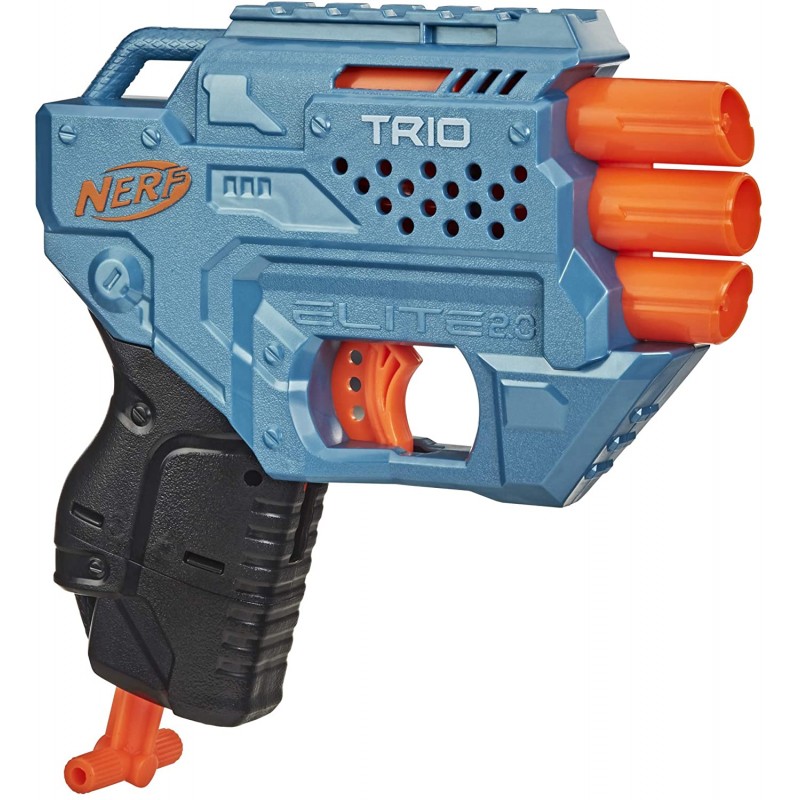 Nerf Elite 2.0 Trio Sd-3 Blaster – Includes 6 Official Nerf Darts – 3-Barrel Blasting E9954