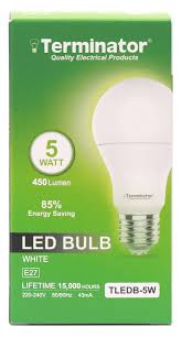 Terminator 5W LED Bulb E27 - TLEDB-5W