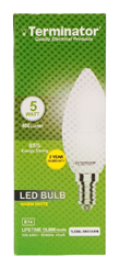 Terminator 5W LED Bulb E27 - TLEDB-5W-WW
