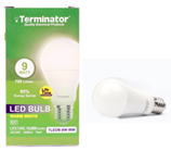Terminator 9W LED Bulb E27-Warm White - TLEDB-9WW