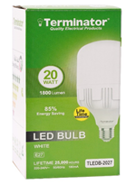 Terminator 20W LED Bulb E27- White - TLEBD-2027