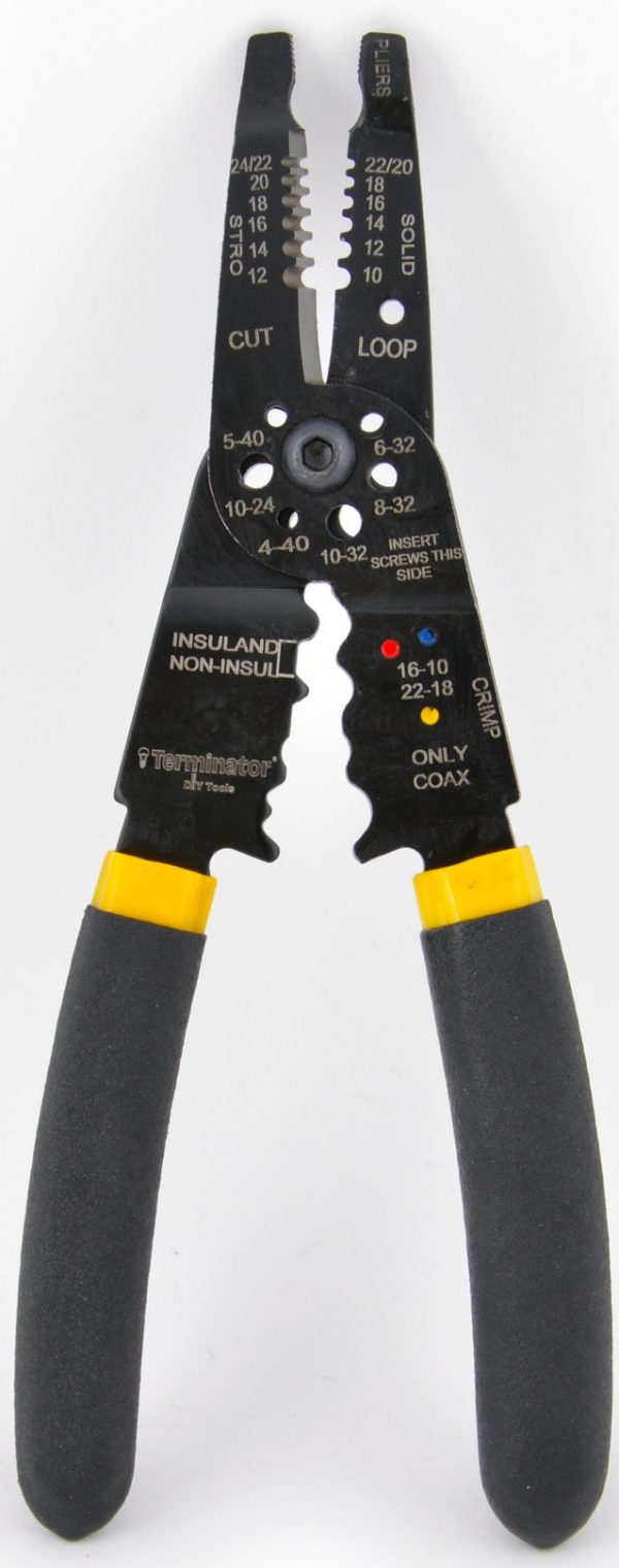 Terminator Strippers/Crimpers Heavy Duty Wire 7" (Taiwan)