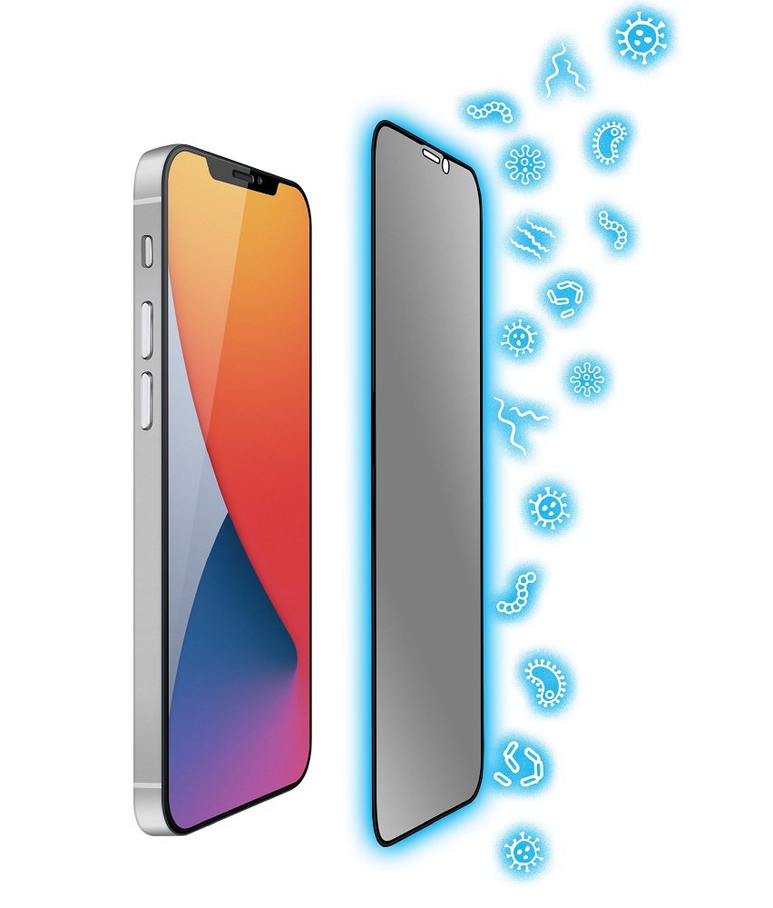 Torrii Bodyglass Anti-bacterial Coating for iPhone 12 Pro Max (6.7) - Privacy