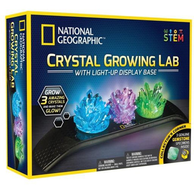 Crystal Growing Lab with Light-Up Display Base