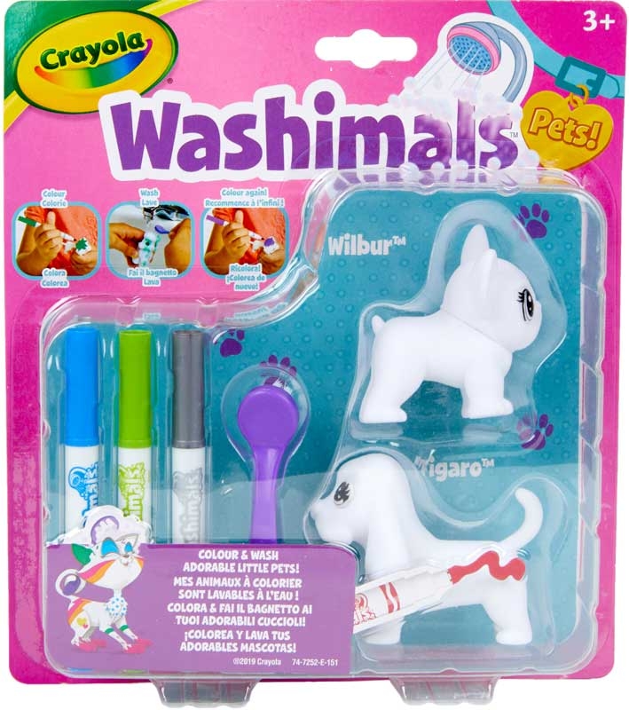 Crayola Colour N' Wash Washimals Blister Pack - Dogs