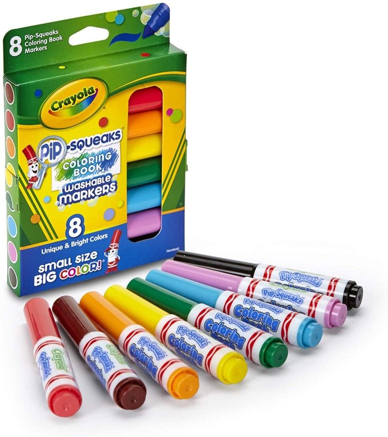 Crayola Washable Coloring Book PIP - Squeaks Markers