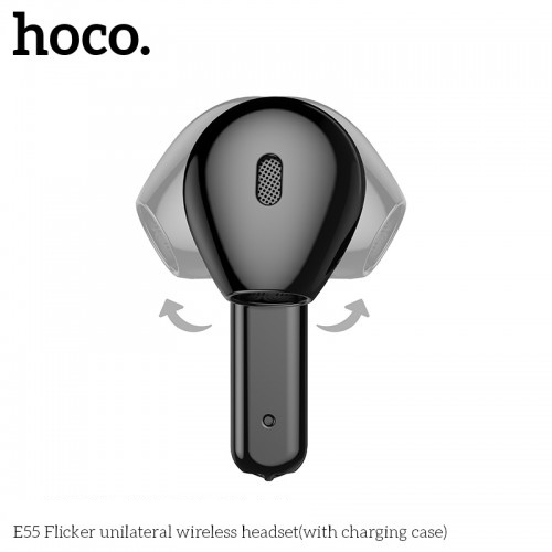 Hoco E55 Flicker Unilateral Wireless Headset With Charging Case