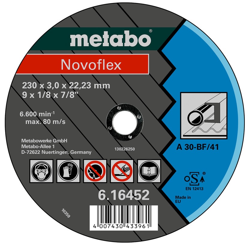 Metabo CS Cutting Disc 180X3X22MM