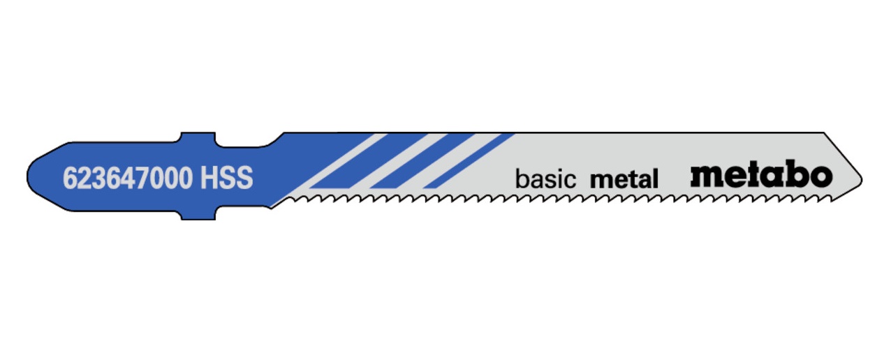 Metabo Metal Jigsaw Blade 51mm (5pcs/set)