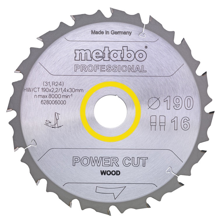 Metabo Circular Sawblade 160x20 10 Teeth