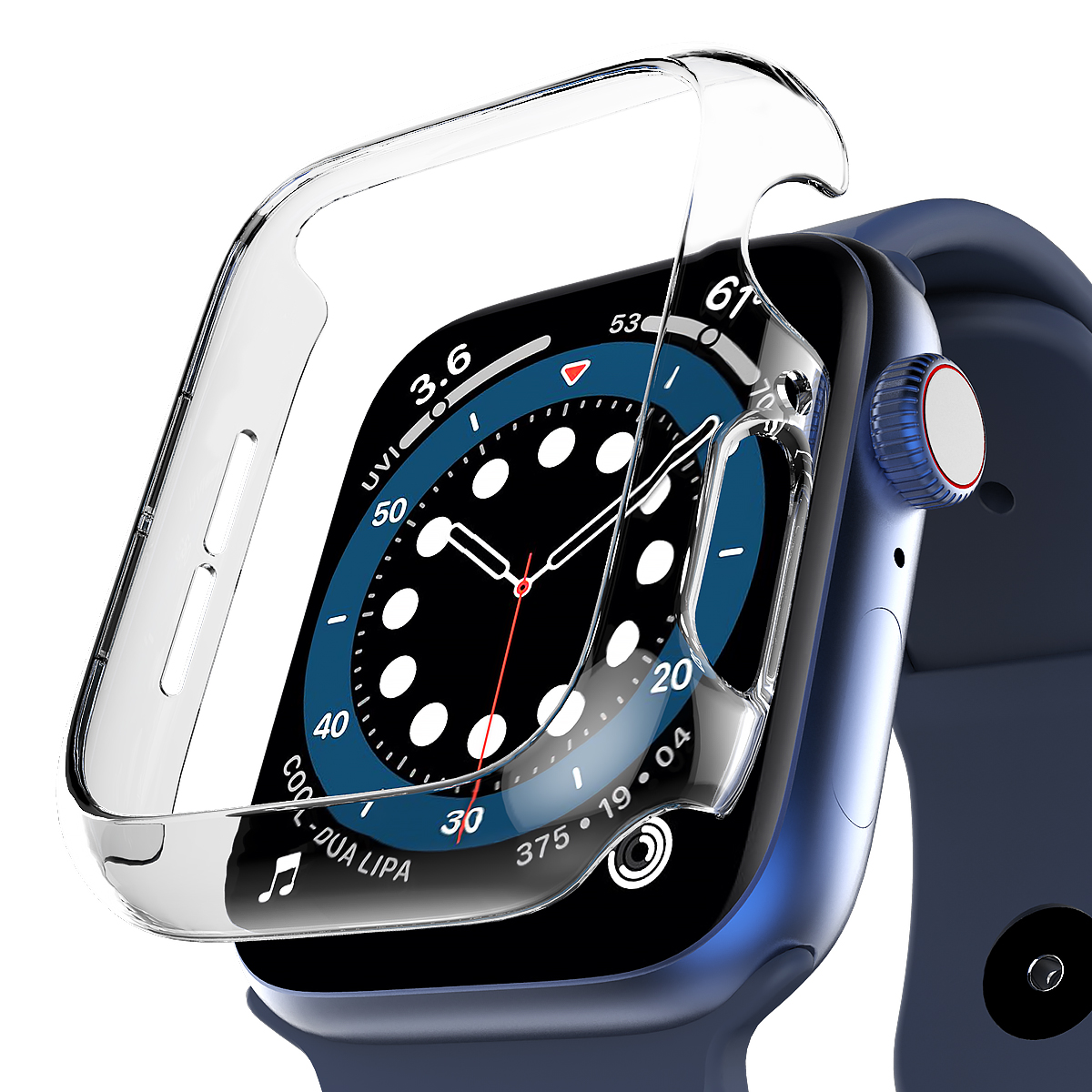 Araree Nukin Bumpur Case for Apple Watch Series SE/6/5/4 - 44mm - Clear