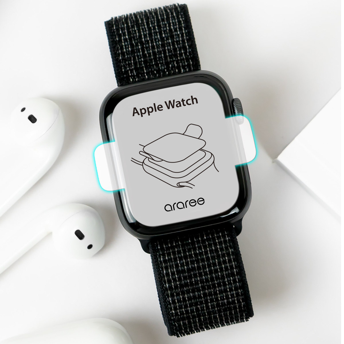 Araree Nukin Bumpur Case for Apple Watch Series SE/6/5/4 - 44mm - Clear (2 Pcs)