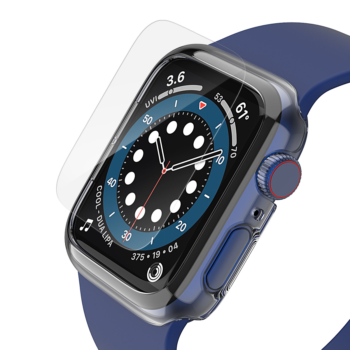 Araree Nukin Bumpur Case for Apple Watch Series SE/6/5/4 - 44mm - Clear (2 Pcs)