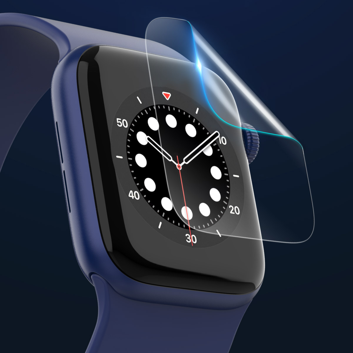 Araree Nukin Bumpur Case for Apple Watch Series SE/6/5/4 - 44mm - Clear (2 Pcs)