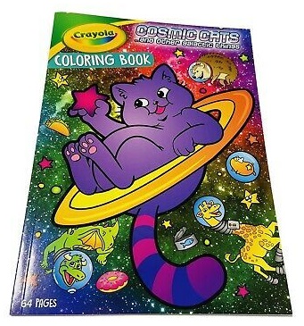 Crayola Cosmic Cats Coloring Book