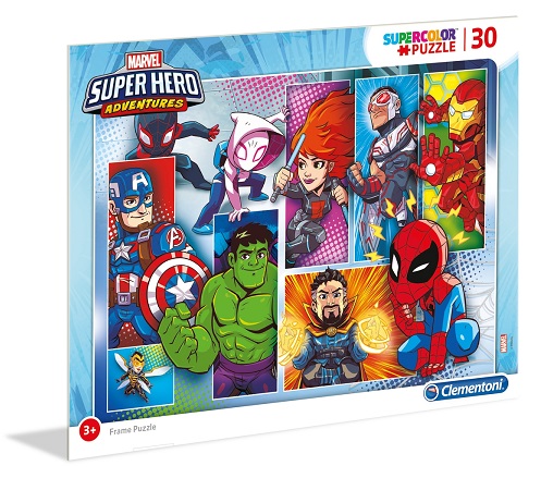 Clementoni Superhero 30 Frame Puzzle