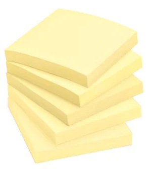 3M Yellow Sticky Notes 76.2mmx76.2mm