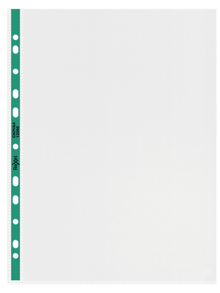 Rexel Premium  Punched Pockets - Pack 100