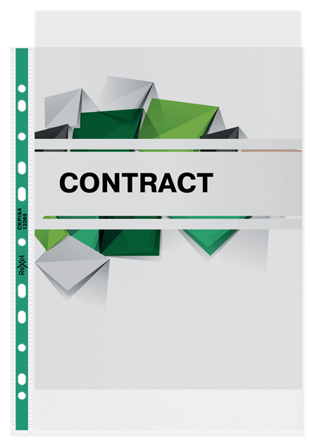 Rexel Premium  Punched Pockets - Pack 100