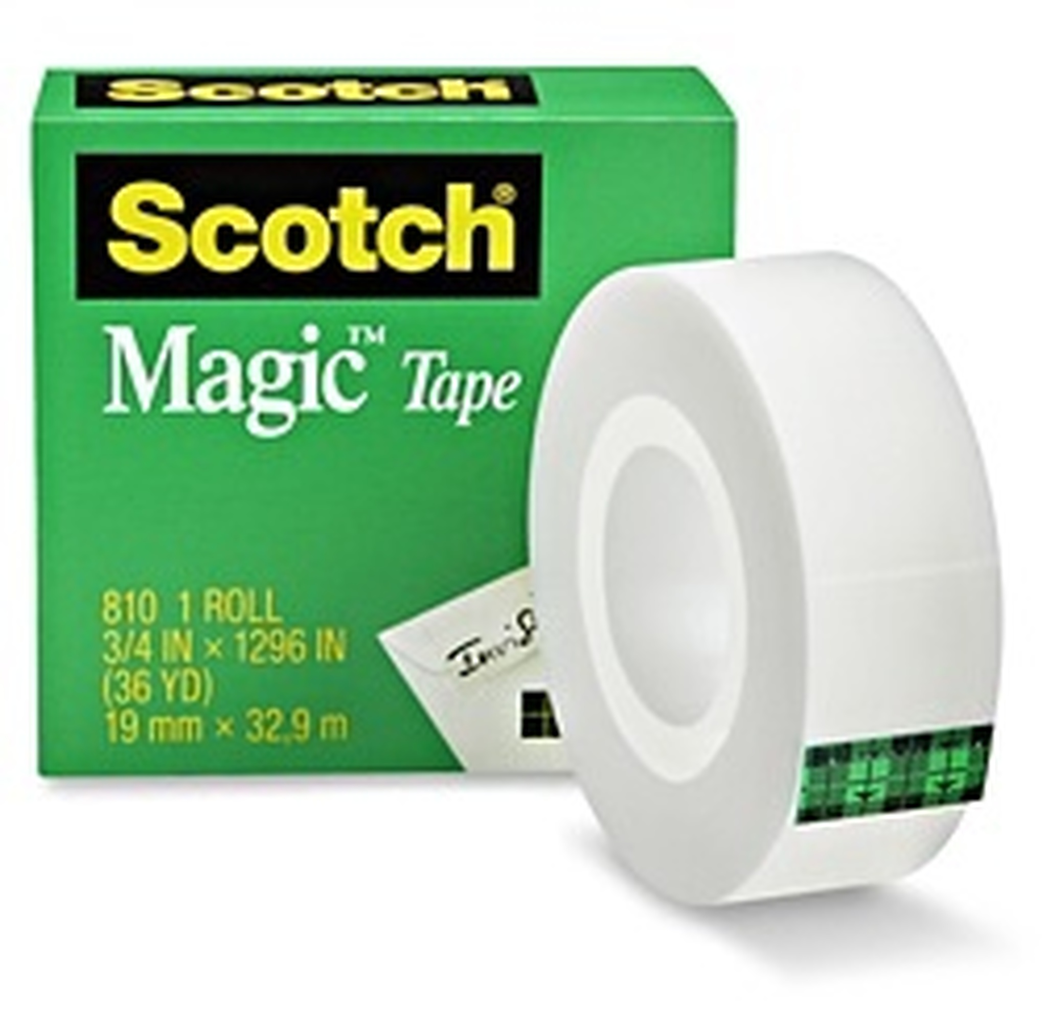 Scotch Magic Tape 3/4 in (Pkt/12)