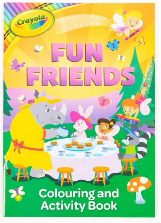 Crayola Fun Friends Colouring & Activity Book