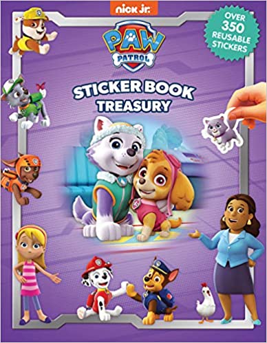 Phidal Nick Paw Patrol Girls Sticker Book Treasury