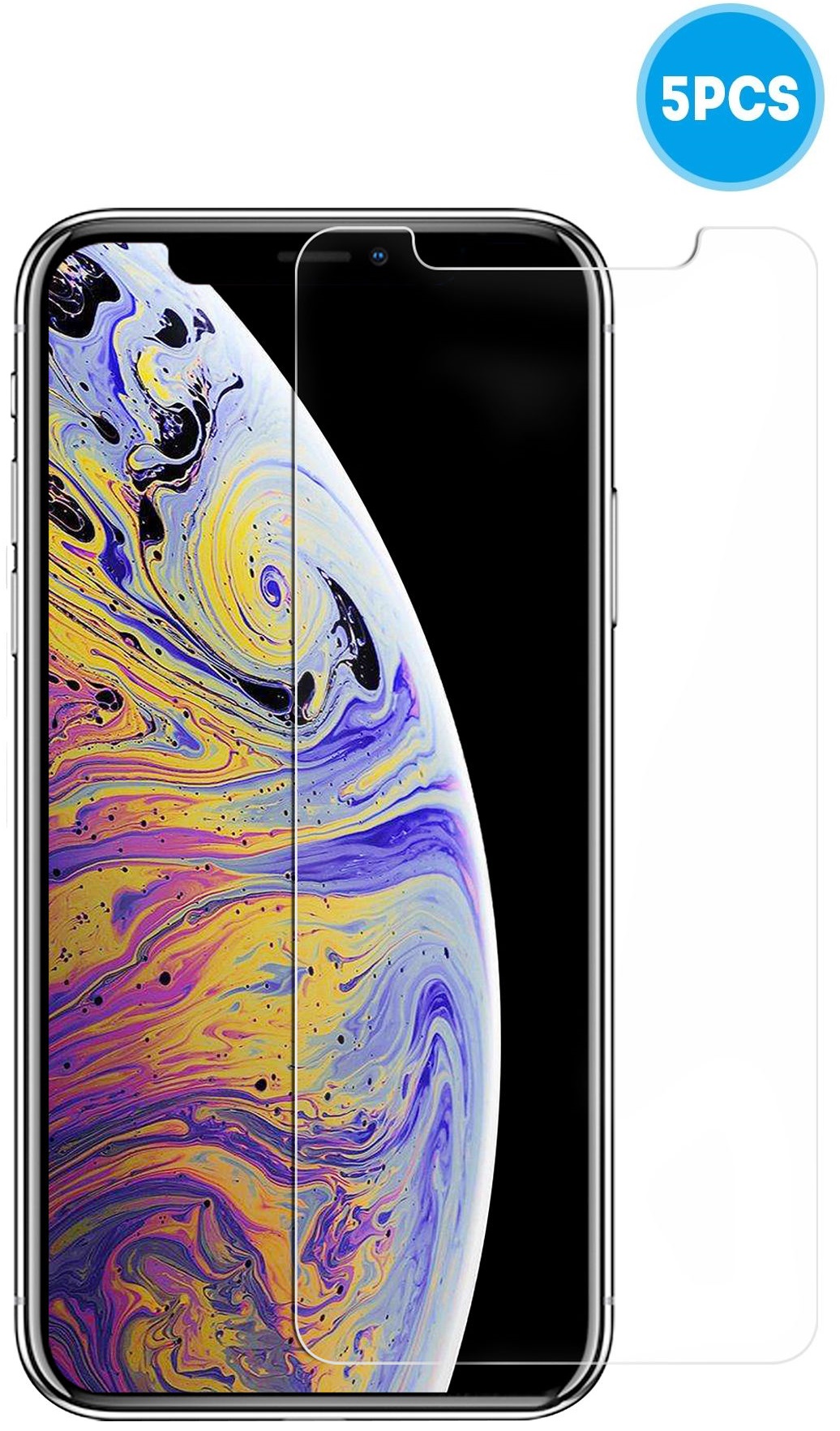 Tempered Glass Screen Protector for Apple iPhone XS / X