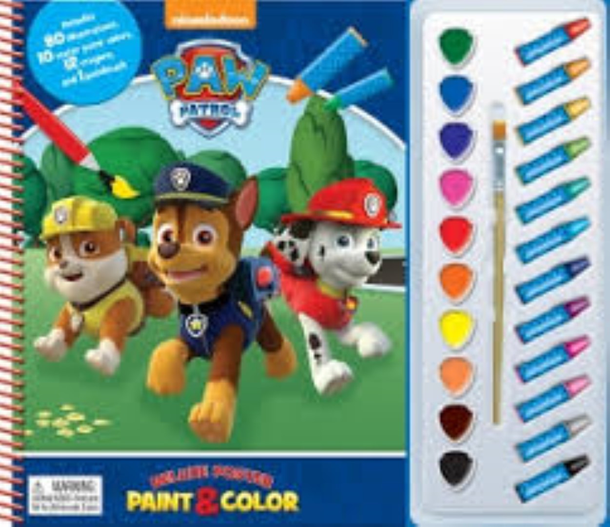 Phidal Paw Patrol Deluxe Poster Paint & Color