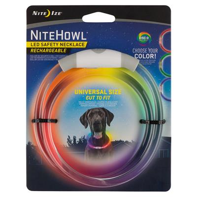 Niteize NiteHowl Rechargeable LED Safety Necklace - Disc-O Select