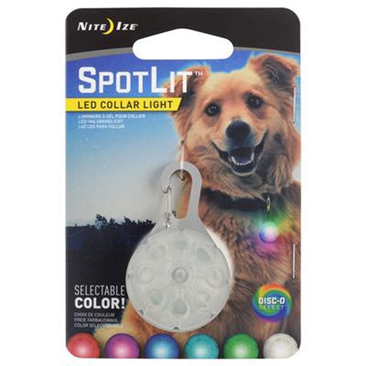 Niteize SpotLit Collar Light Disc-O Select